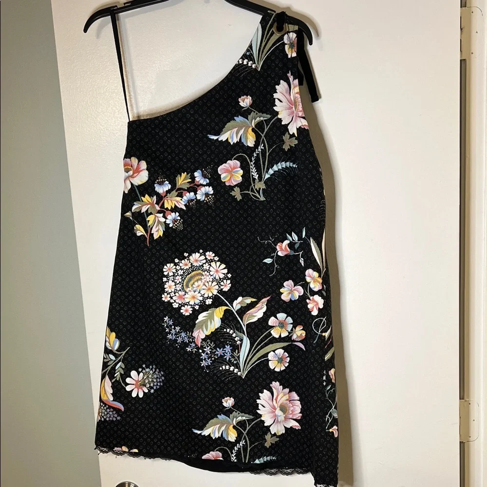 Maeve Black Floral One-Shoulder Dress - Picture 5 of 5